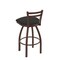 Holland Bar Stool Co 25" Low Back Swivel Counter Stool, Bronze Finish, Canter Iron Seat 41125BZ008 - alternate 4